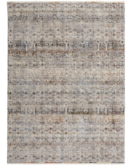 Kaia 39GLF Gray Rug by Feizy