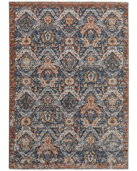 Kaia 39HRF Navy/Blue Rug by Feizy