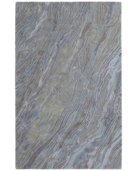 Kawai 8982F Green/Multi Rug by Feizy