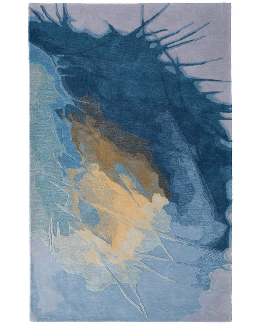Kawai 8987F Teal Rug by Feizy