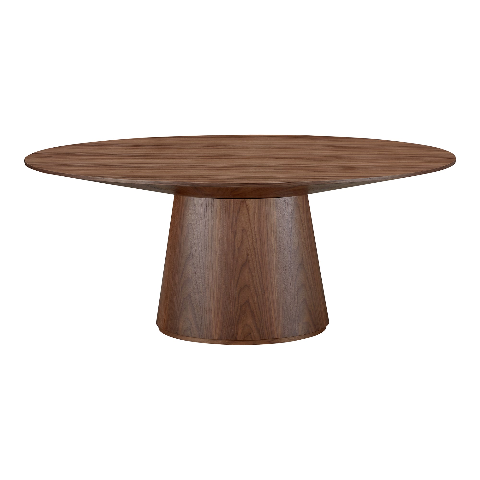 Otago Oval Dining Table Walnut Brown | Brown