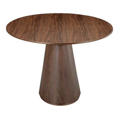 Otago Oval Dining Table Walnut Brown by Moe's Home