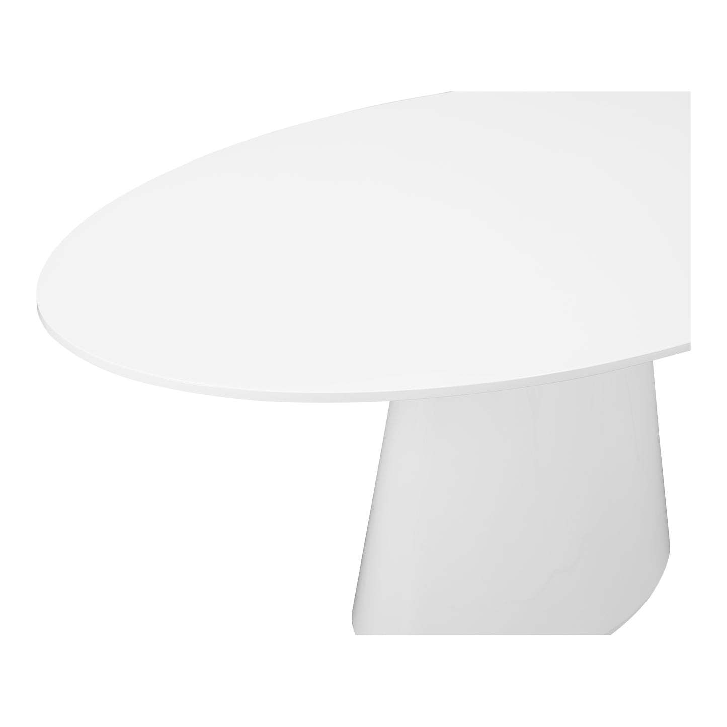 Otago Oval Dining Table White by Moe's Home