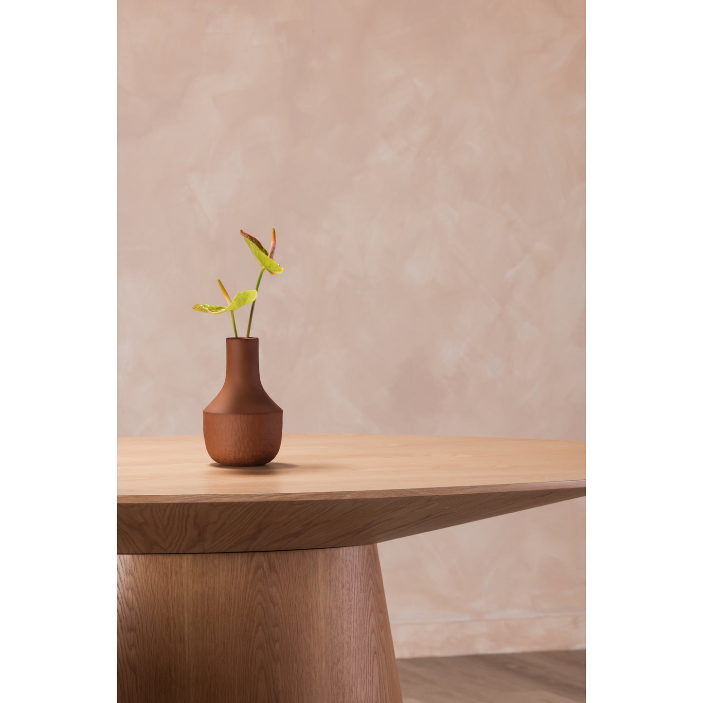 Otago Oval Dining Table Natural Oak by Moe's Home
