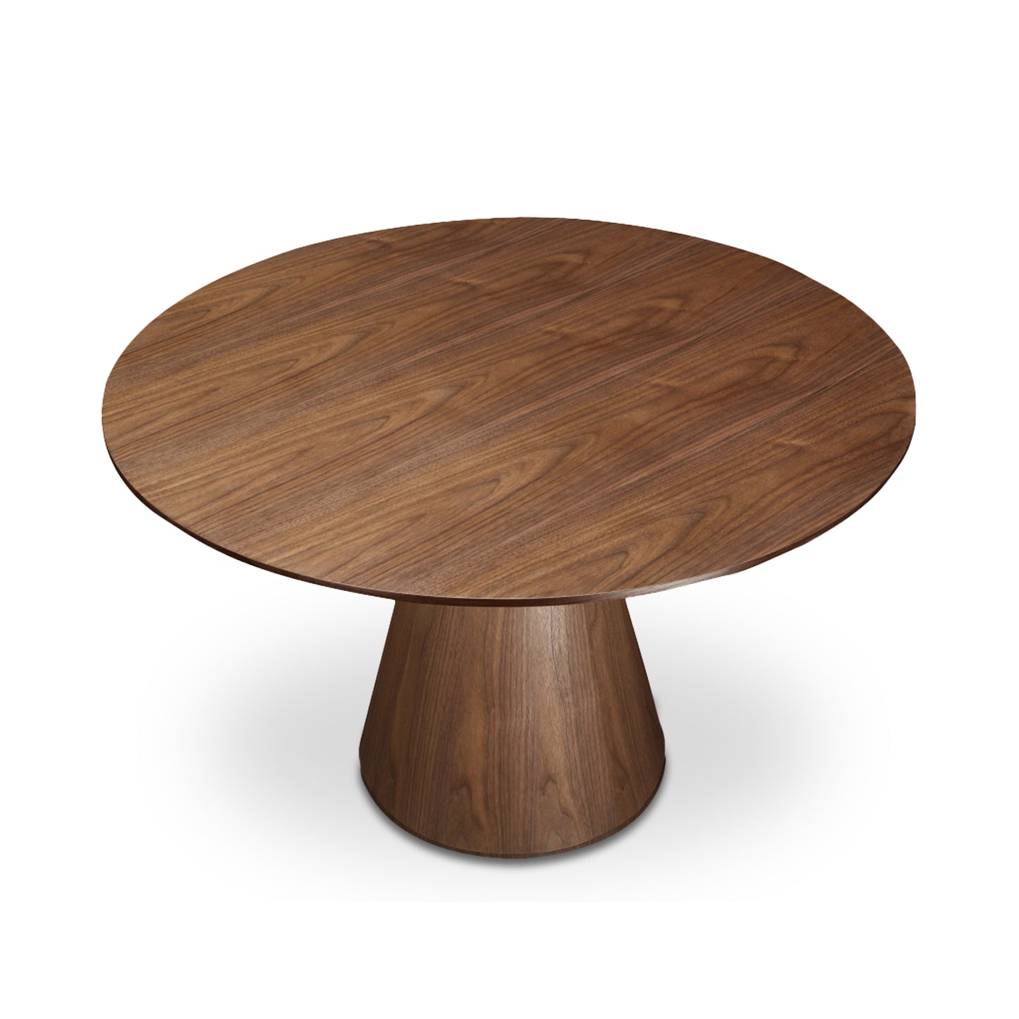 Otago 47In Round Dining Table Walnut by Moe's Home