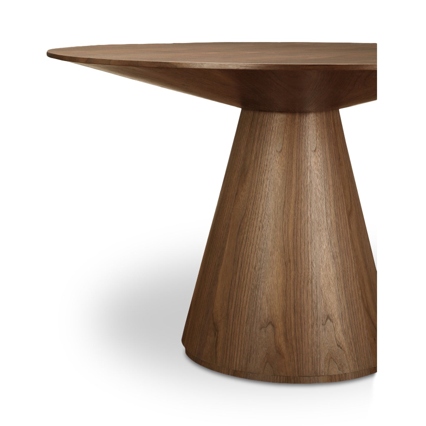 Otago 47In Round Dining Table Walnut by Moe's Home