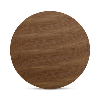 Otago Round Dining Table Walnut Brown by Moe's Home