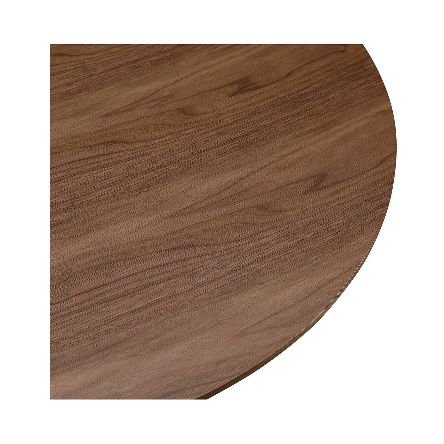 Otago Round Dining Table Walnut Brown by Moe's Home