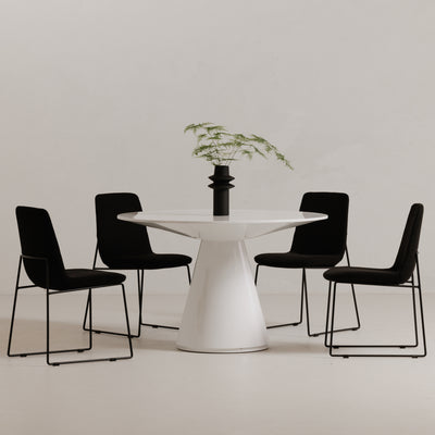 Otago Round Dining Table White by Moe's Home