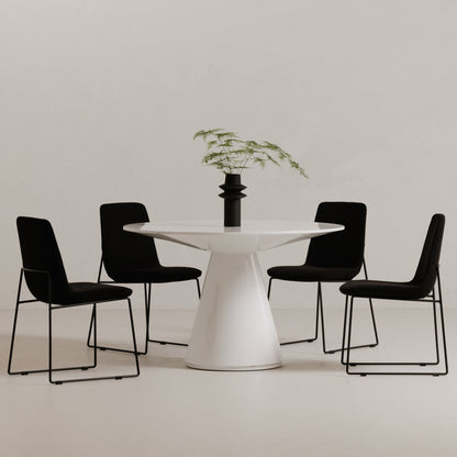 Otago Round Dining Table White