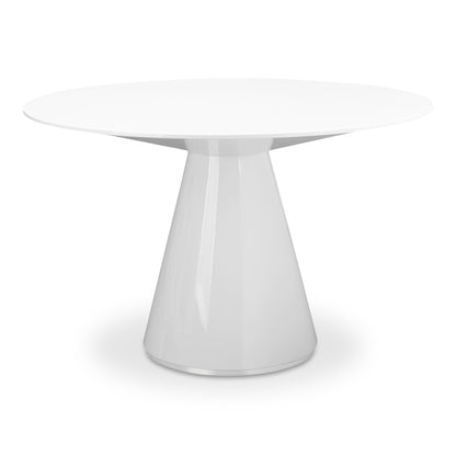 Otago Round Dining Table White | White