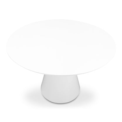 Otago Round Dining Table White