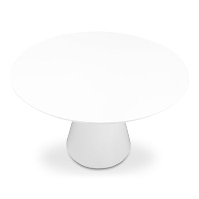 Otago 47In Round  Dining Table White by Moe's Home