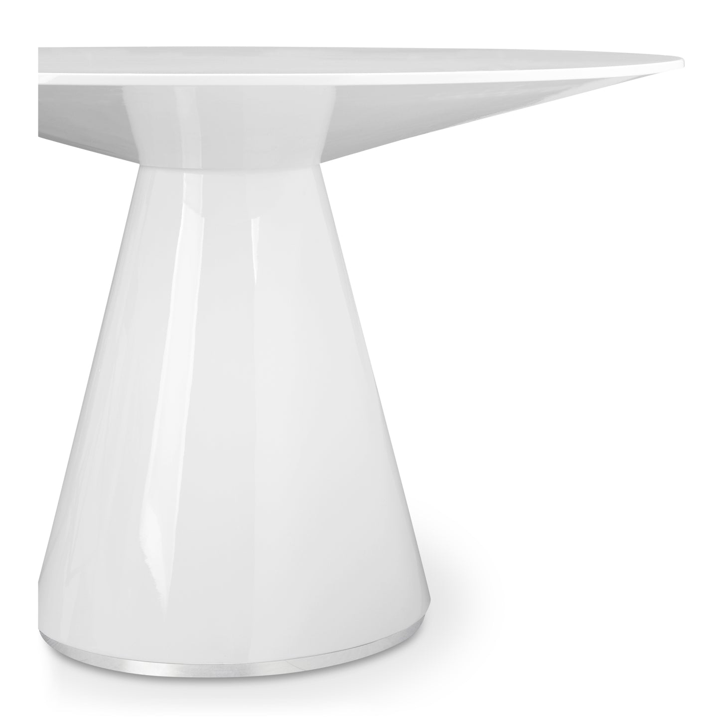Otago Round Dining Table White by Moe's Home