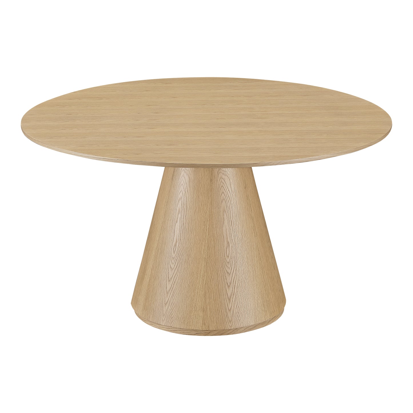 Otago Round Dining Table Natural Oak by Moe's Home