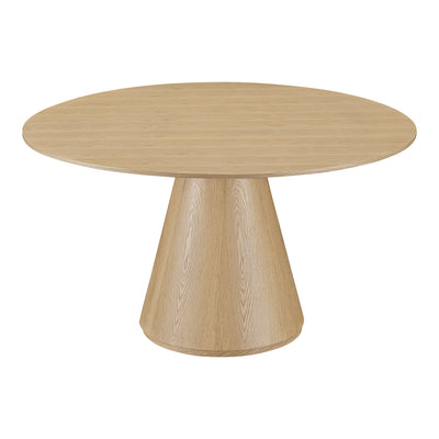 Otago Round Dining Table Natural Oak by Moe's Home