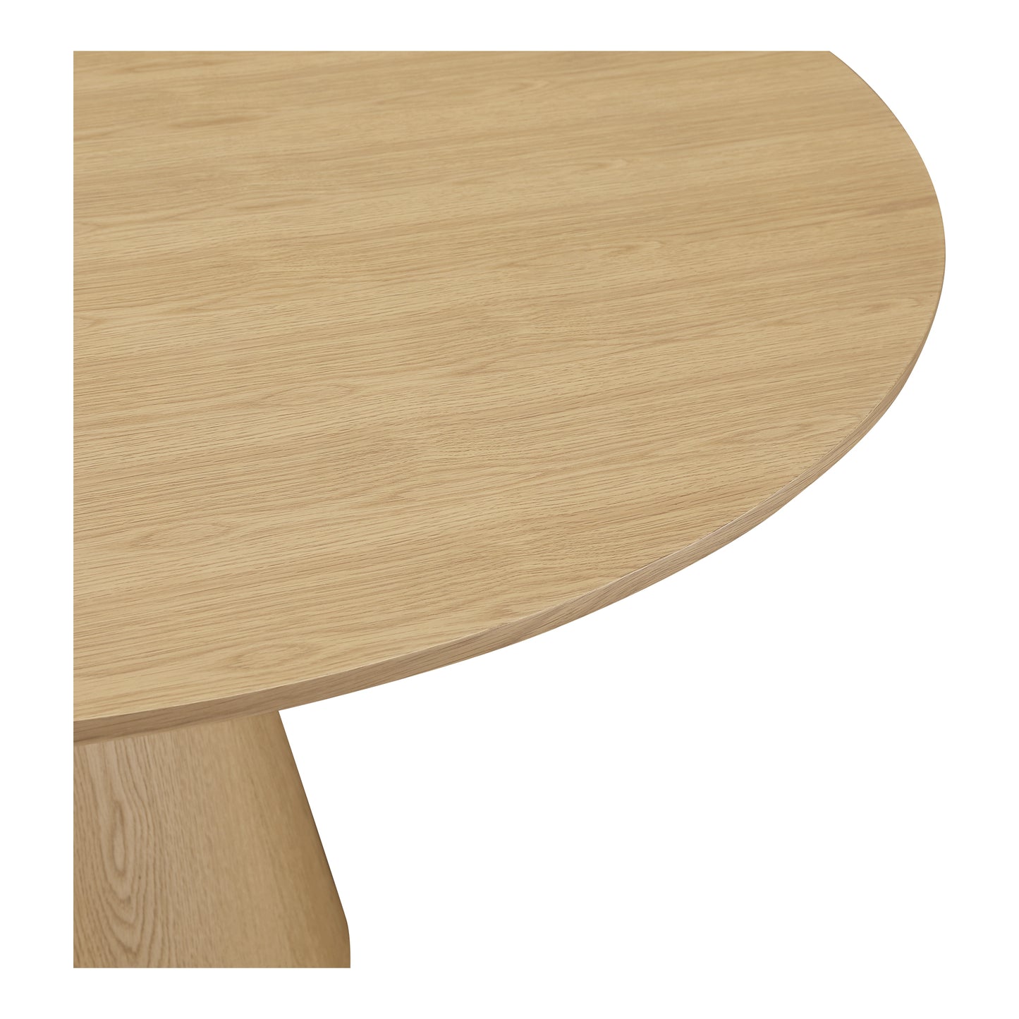 Otago Round Dining Table Natural Oak by Moe's Home