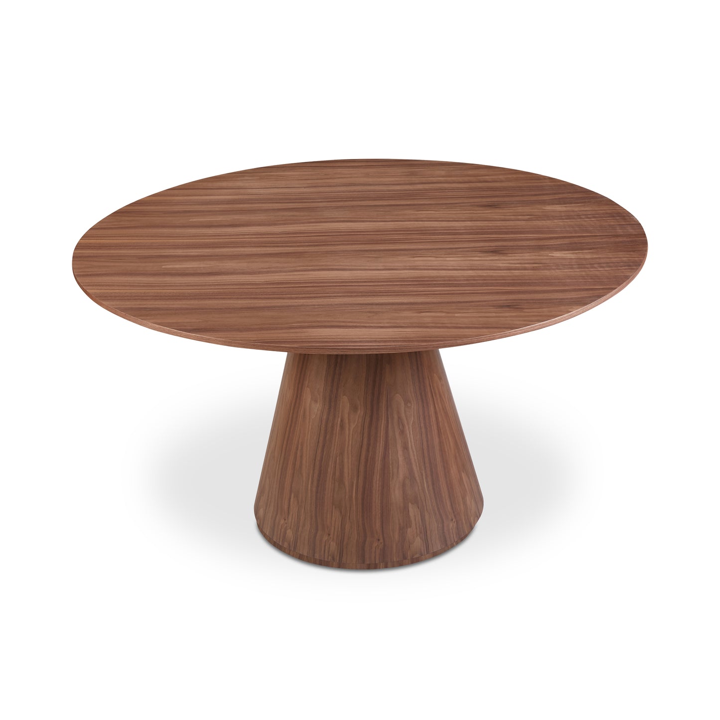 Otago Round 54In Dining Table Walnut Brown by Moe's Home