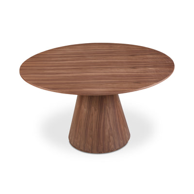Otago Round 54In Dining Table Walnut Brown by Moe's Home