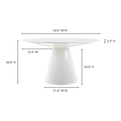 Otago Round 54In Dining Table by Moe's Home
