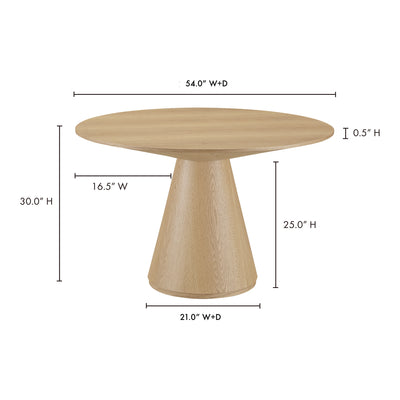 Otago Round 54In Dining Table by Moe's Home