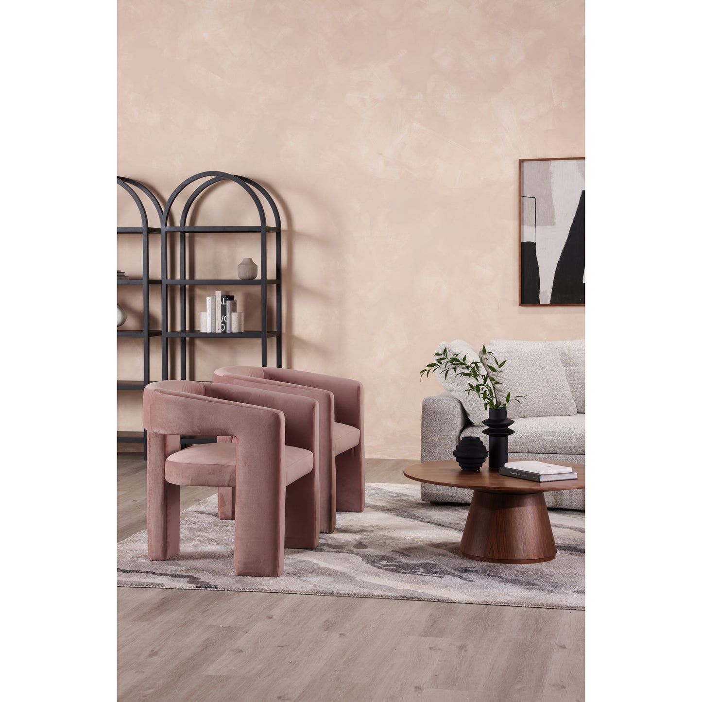 Otago Coffee Table Walnut Brown by Moe's Home