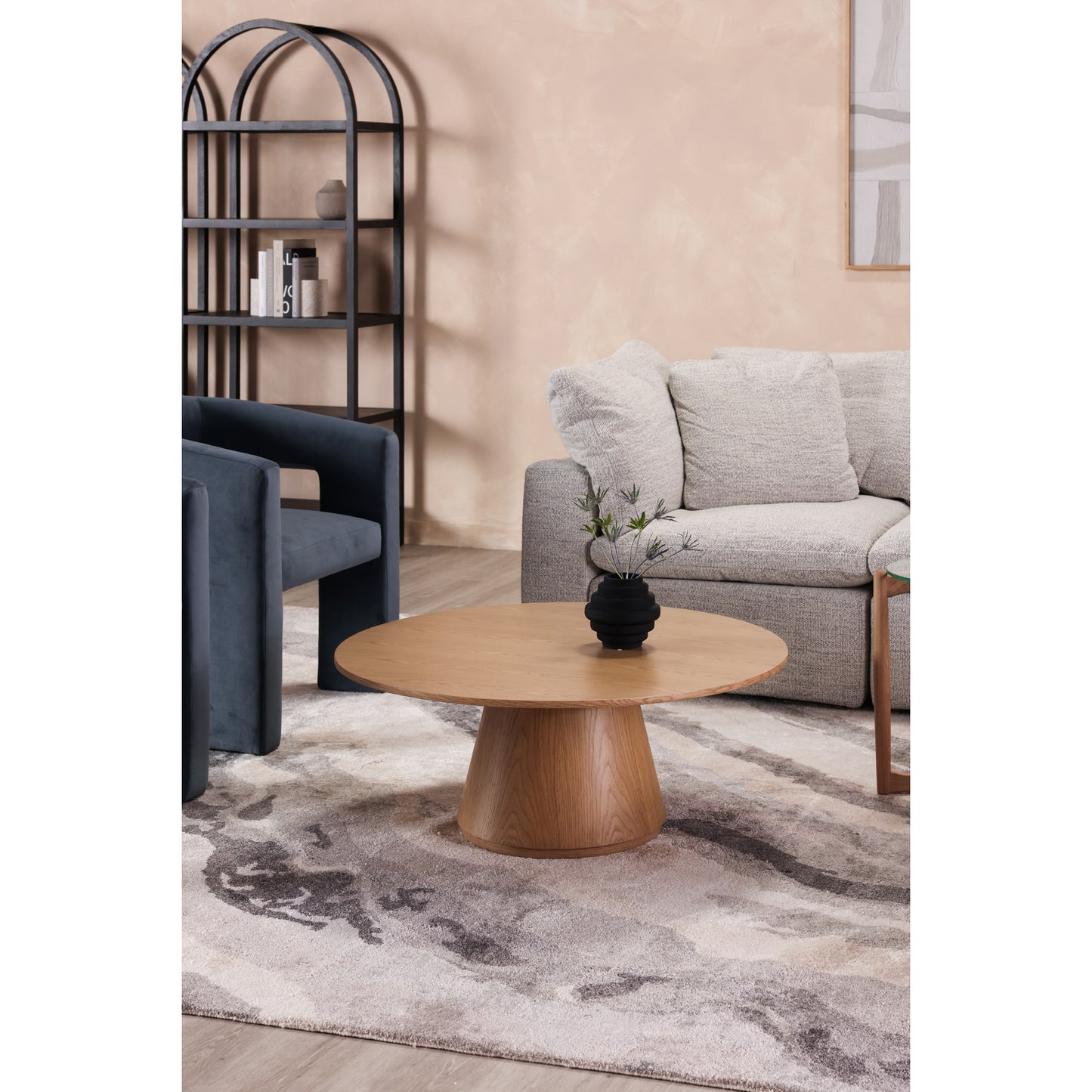 Otago Coffee Table Natural Oak by Moe's Home