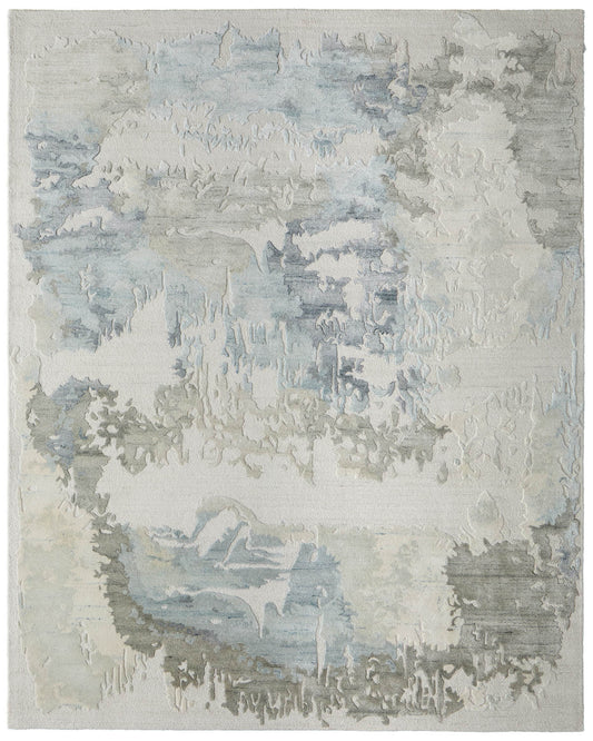 Kendall 8A62F Blue/Gray Rug by Feizy