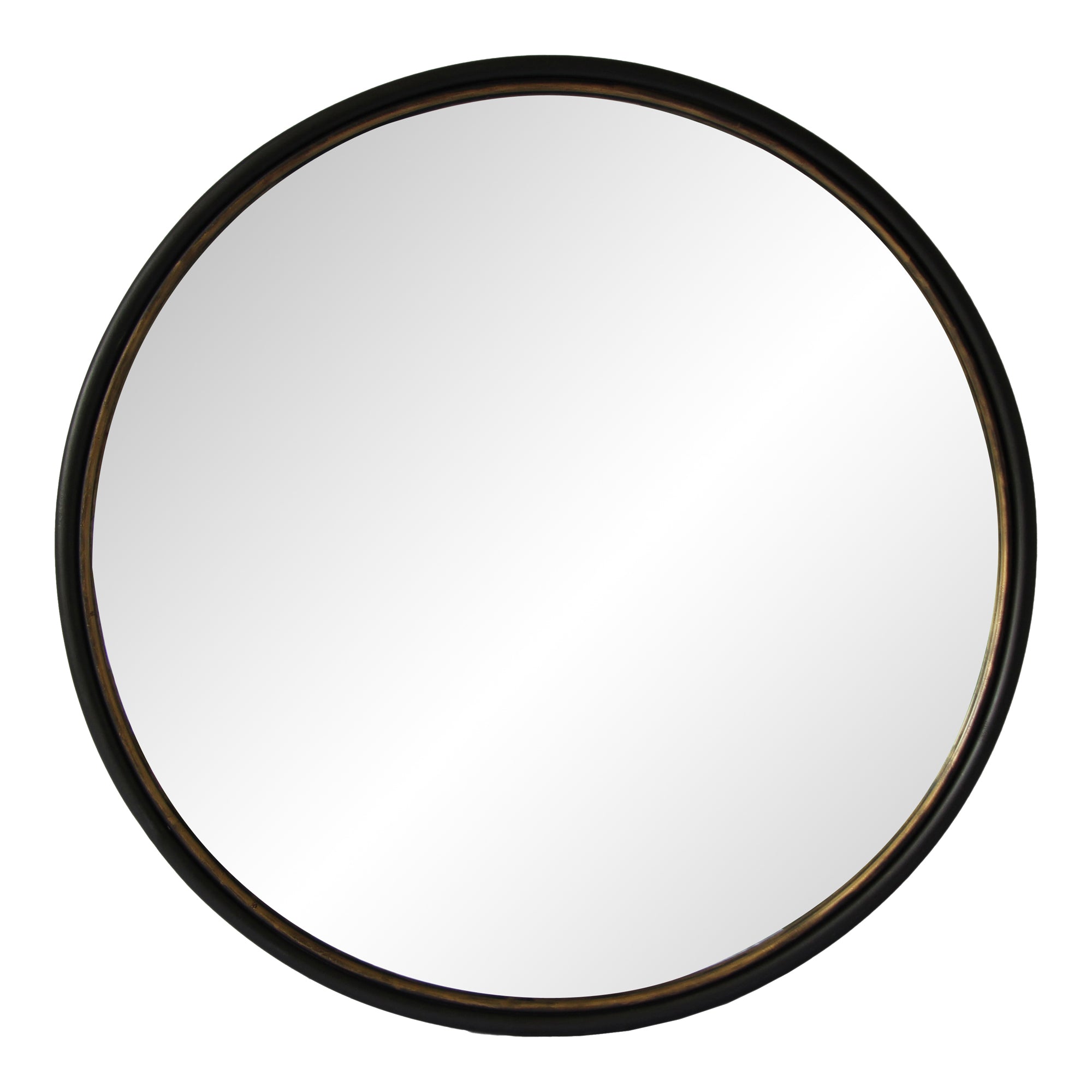 Sax Round Mirror | Black