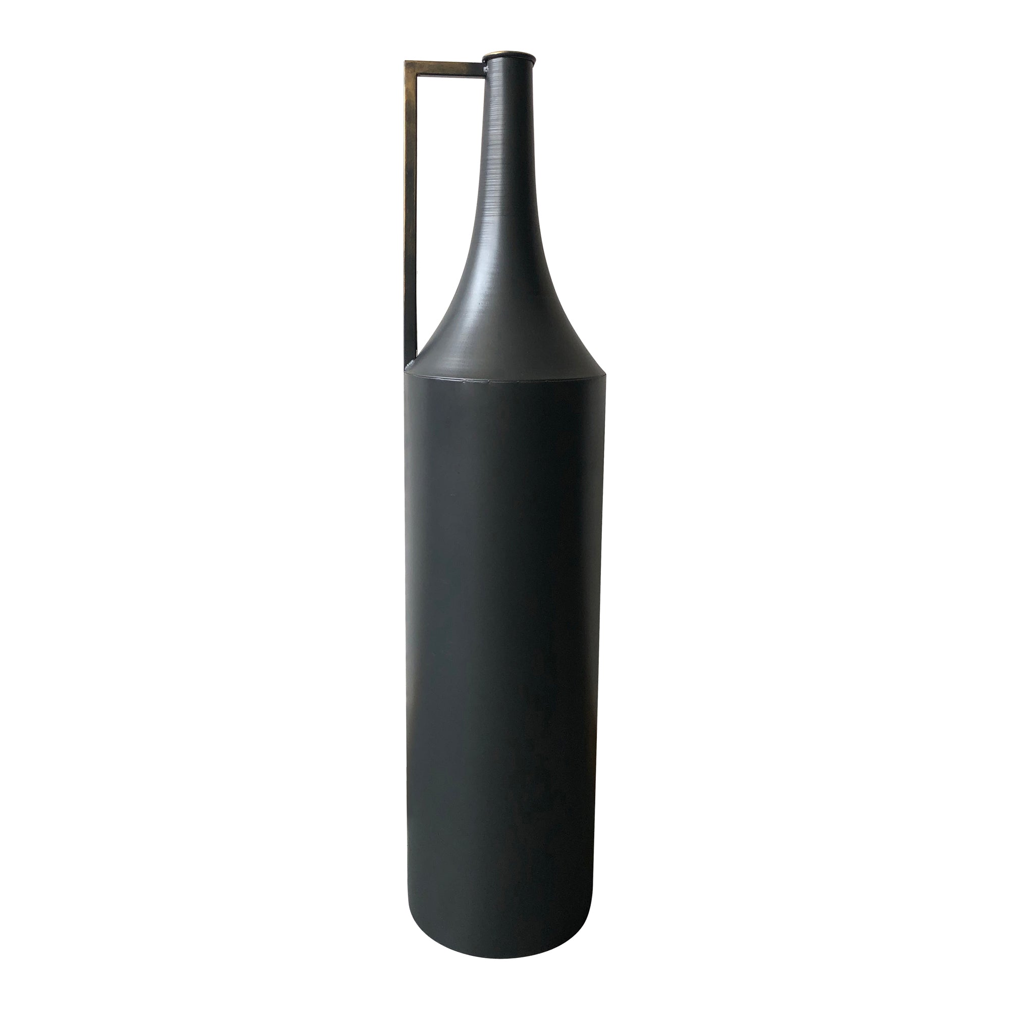 Argus Metal Vase | Black