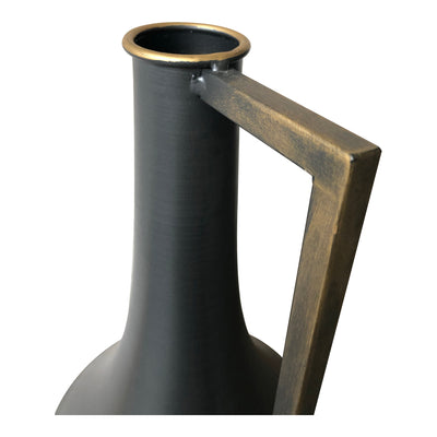 Primus Metal Vase Black by Moe's Home