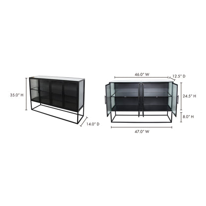 Tandy Cabinet Black