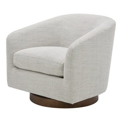 Oscy Swivel Chair Splashed White by Moe's Home