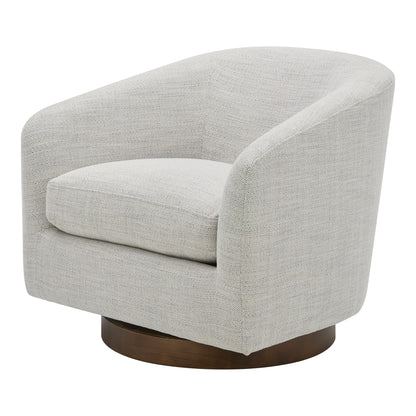 Oscy Swivel Chair Splashed White