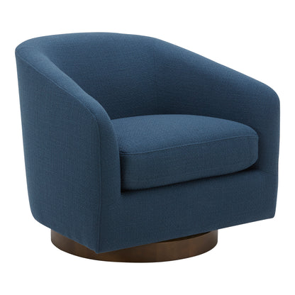 Oscy Swivel Chair Dark Atlantic Blue