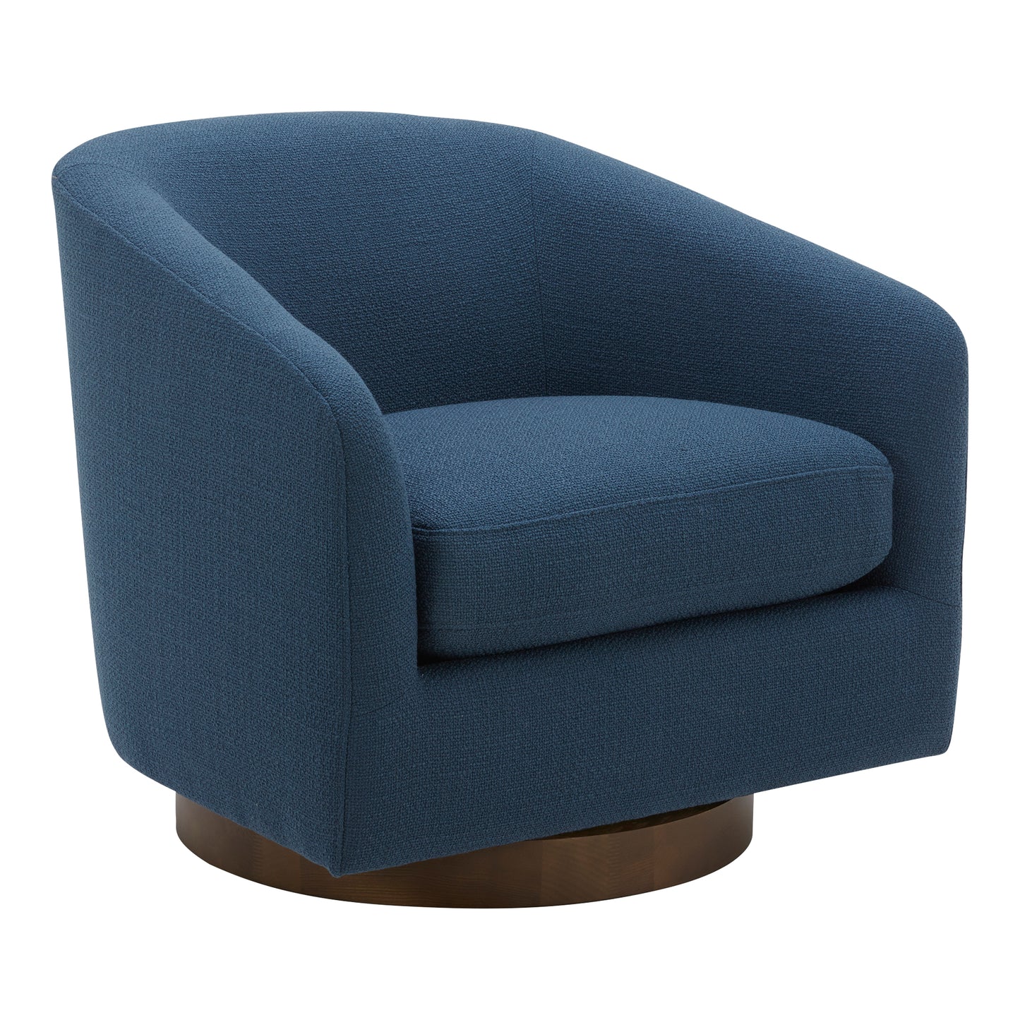 Oscy Swivel Chair Dark Atlantic Blue by Moe's Home