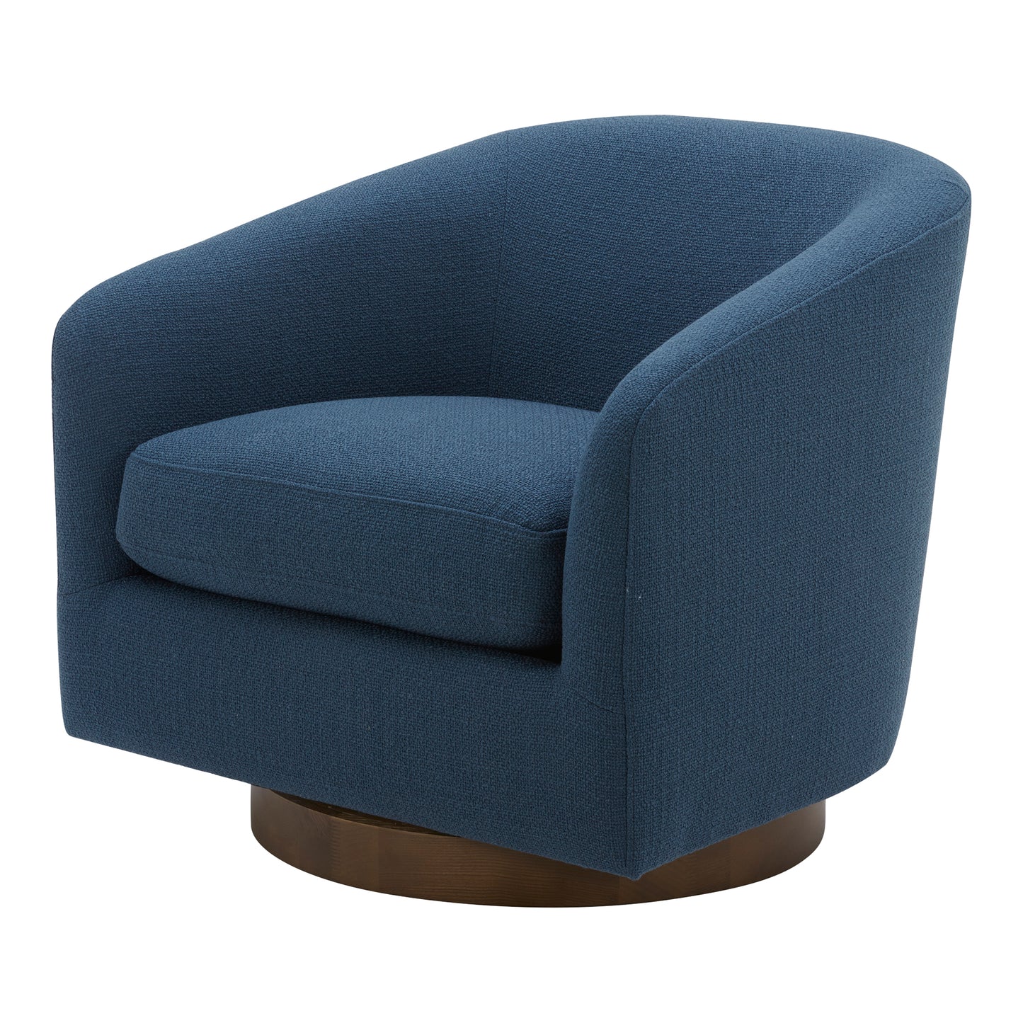 Oscy Swivel Chair Dark Atlantic Blue by Moe's Home