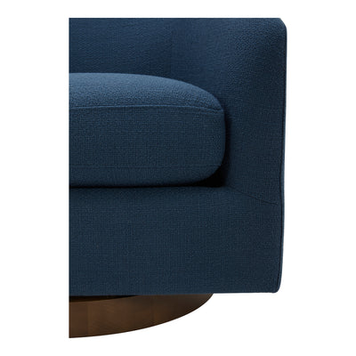 Oscy Swivel Chair Dark Atlantic by Moe's Home