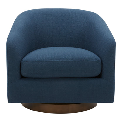 Oscy Swivel Chair Dark Atlantic | Blue