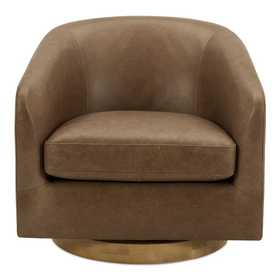Oscy Leather Swivel Chair by Moe's Home