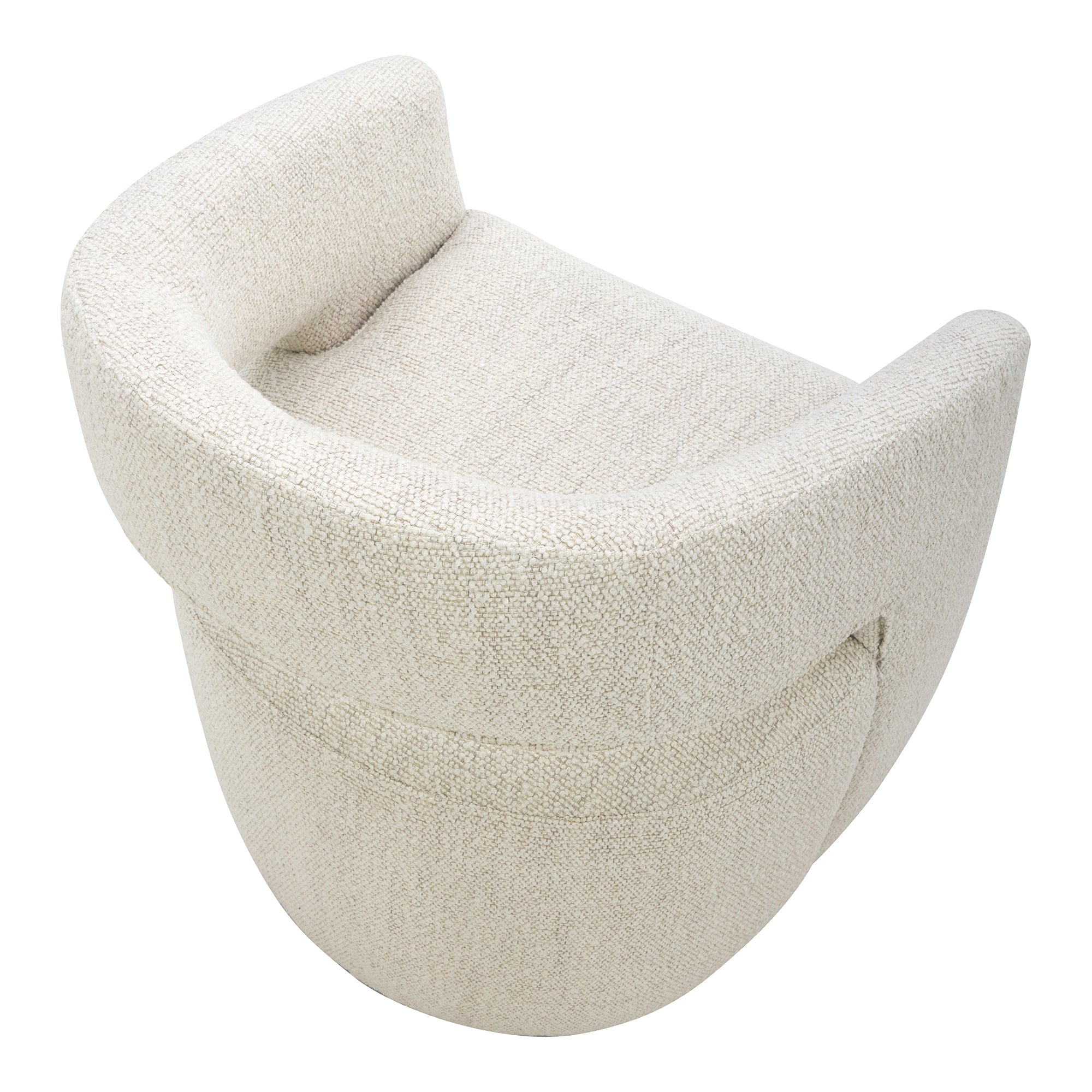 Barrow Rolling Dining Chair White Mist