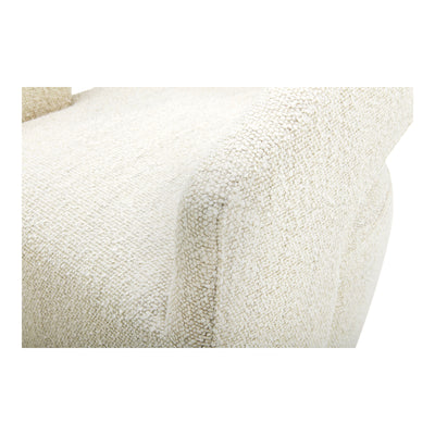 Barrow Rolling Dining Chair White Mist by Moe's Home