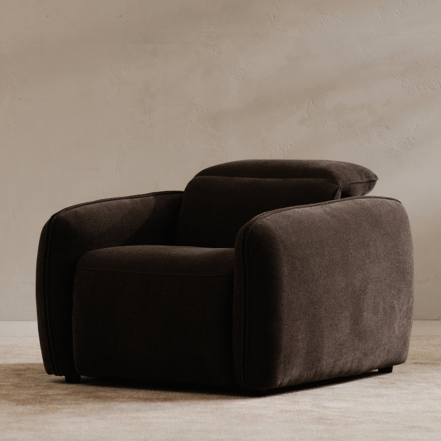 Eli Power Recliner Chair Dusk Grey by Moe's Home