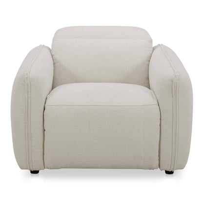 Eli Power Recliner Chair Warm White