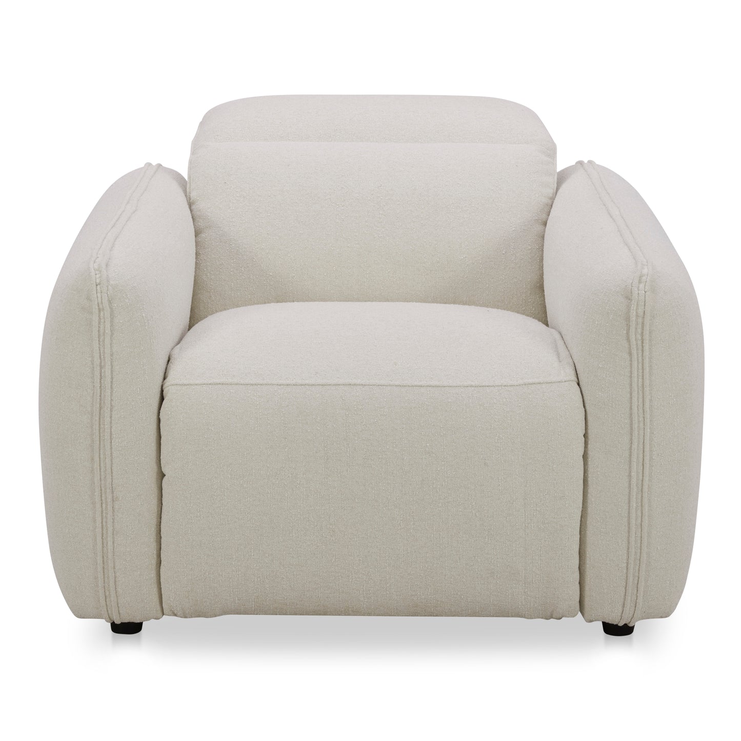 Eli Power Recliner Chair Warm White by Moe's Home