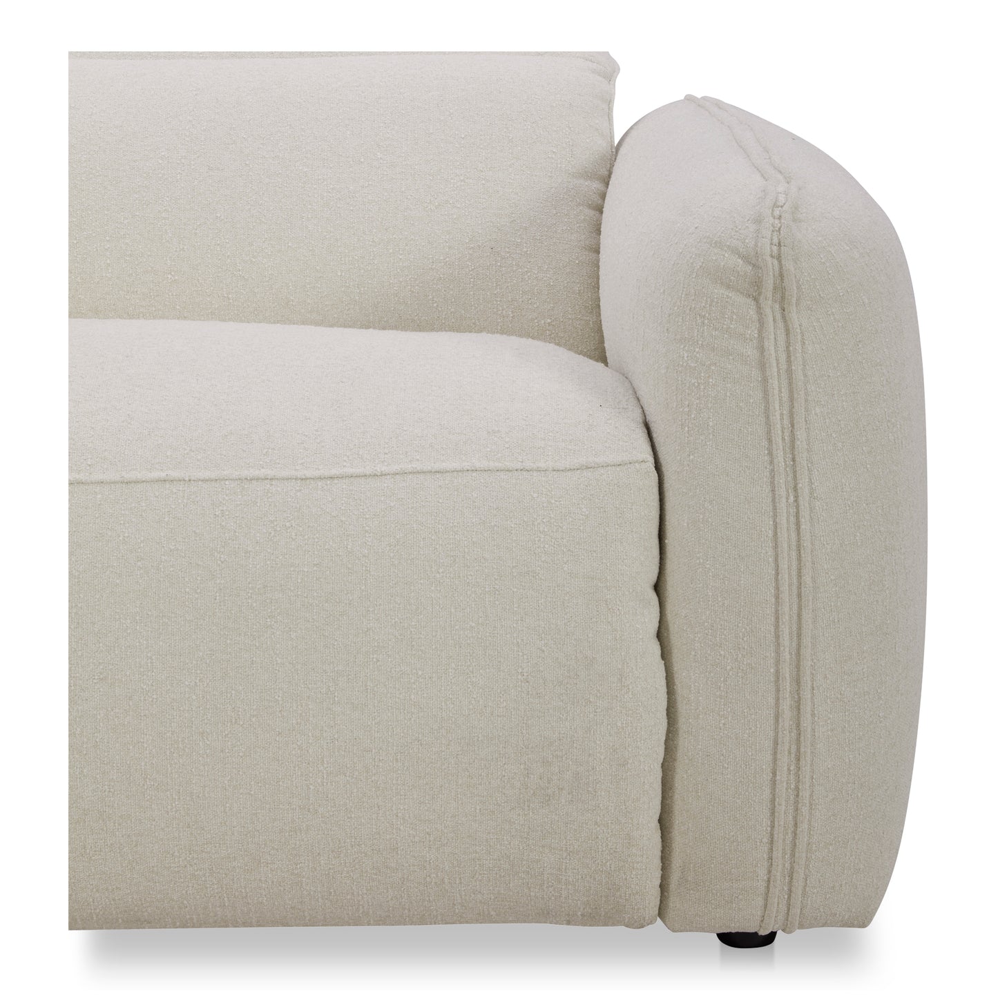 Eli Power Recliner Chair Warm White by Moe's Home