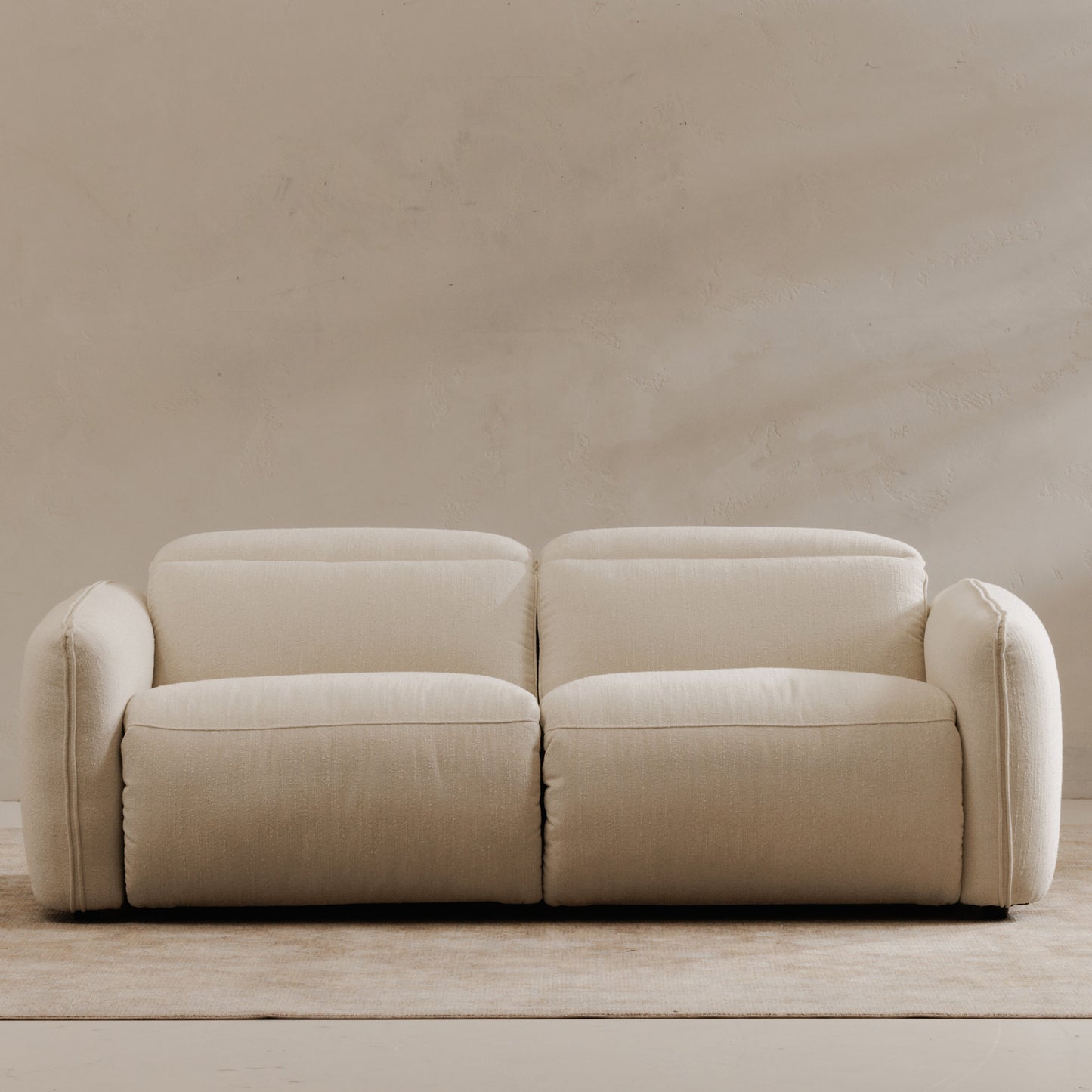 Eli Power Recliner Sofa Warm White by Moe's Home
