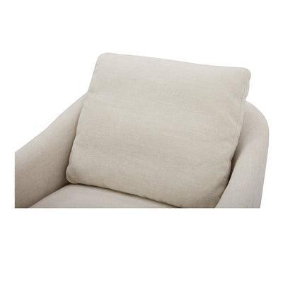 Linden Swivel Chair Soft Beige by Moe's Home