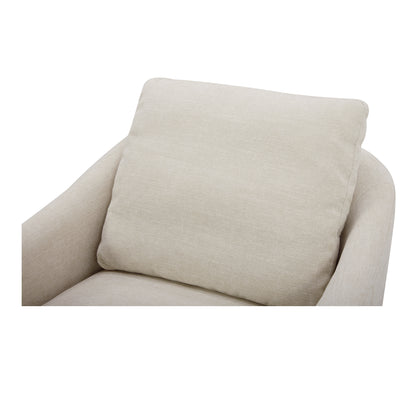 Linden Swivel Chair Soft Beige