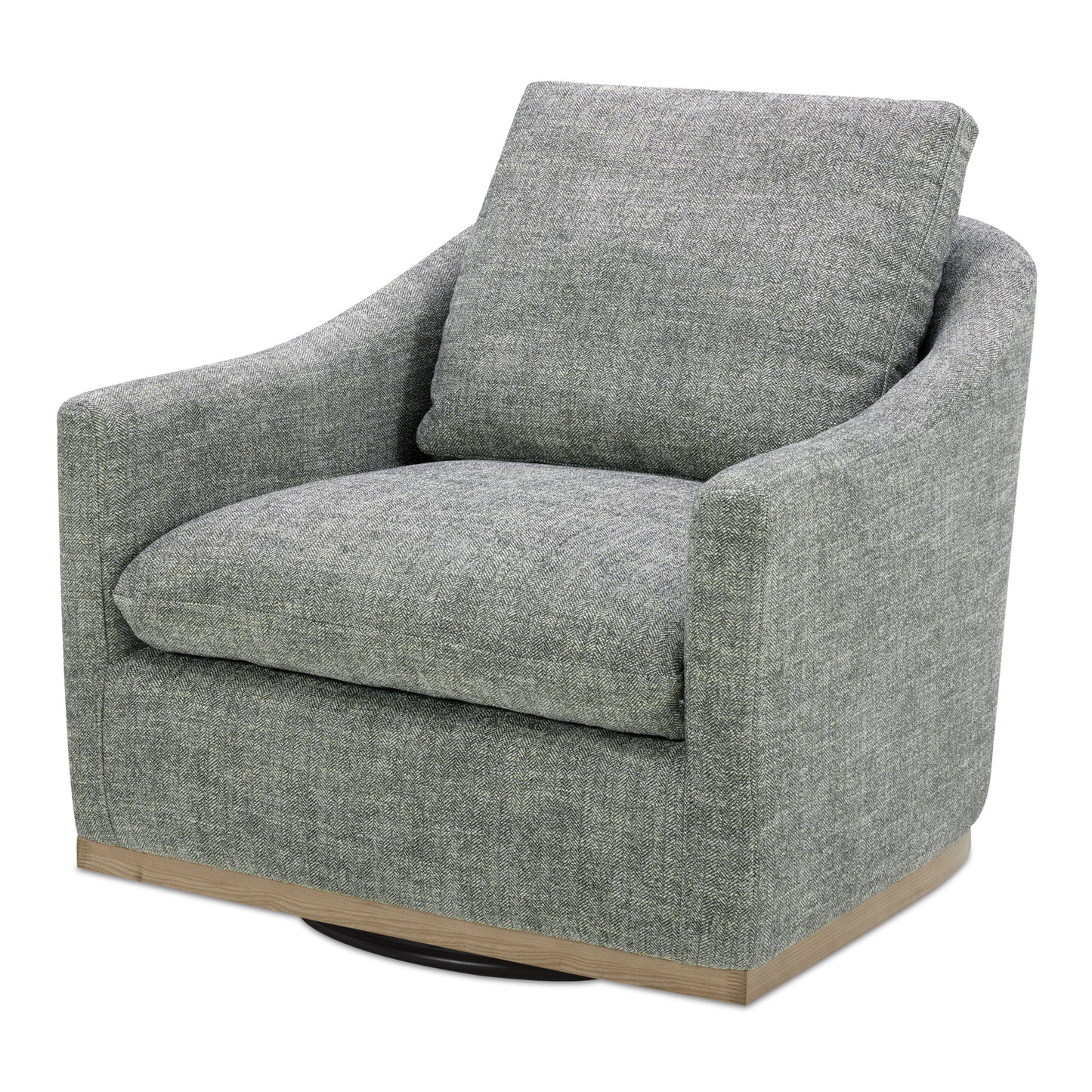 Linden Swivel Chair Slated Moss by Moe's Home